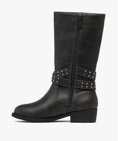 bottes fille a zip avec brides cavalieres fantaisie noir vifF367001_3