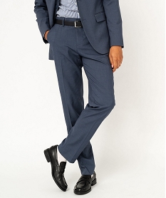 GEMO Pantalon de costume en maille fluide homme orage