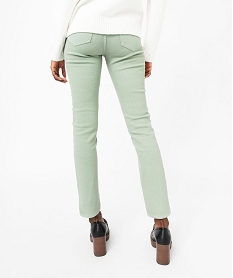 jean slim taille normale femme vert pantalonsF372401_3