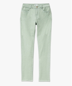 jean slim taille normale femme vert pantalonsF372401_4