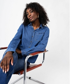 GEMO Chemise en jean légère femme - LuluCastagnette Bleu