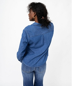 chemise en jean legere femme - lulucastagnette bleu chemisiersF373101_3