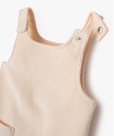 robe chasuble en velours cotele bebe fille beige robesF375301_2