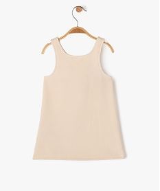 robe chasuble en velours cotele bebe fille beige robesF375301_3