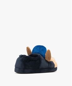 chaussons garcon en velours avec col elastique chase - pat patrouille bleu standardF384901_4