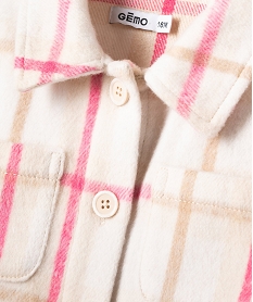 chemise epaisse a carreaux bebe fille beigeF386401_2