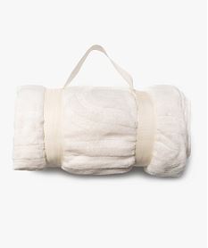 plaid en velours 130x170 cm beigeF412601_2