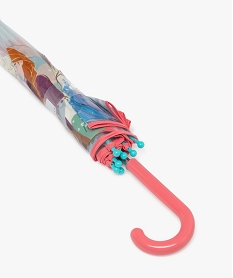 parapluie enfant a motifs la reine des neiges roseF413201_3