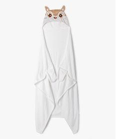 plaid a capuche motif faon enfant blanc standardF413301_4