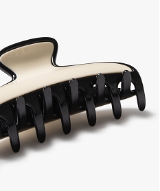 pince a cheveux forme crabe grand format blanc standard accessoires cheveuxF413401_2
