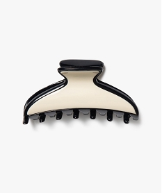 pince a cheveux forme crabe grand format blanc standard accessoires cheveuxF413401_3