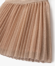 jupe plissee pailletee bebe fille jaune jupesF420301_2