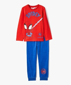 pyjama en velours bicolore motif garcon - spidey et ses amis extraordinaires rougeF427401_1