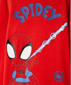 pyjama en velours bicolore motif garcon - spidey et ses amis extraordinaires rougeF427401_2