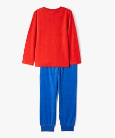 pyjama en velours bicolore motif garcon - spidey et ses amis extraordinaires rougeF427401_3
