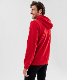 sweat de noel a capuche imprime homme - les simpsons rouge sweatsF438001_3