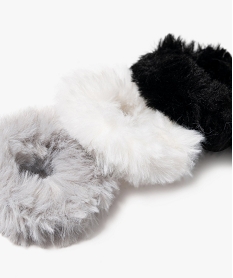 elastiques cheveux en fourrure imitation enfant (lot de 3) multicoloreF443501_2