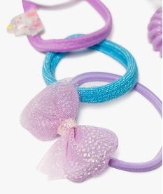 elastiques cheveux assortis fille (lot de 10) multicoloreF443601_2