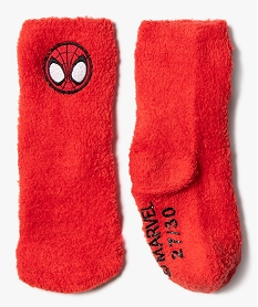 chaussettes epaisses en maille chenille imprime garcon - spiderman rouge standardF444501_2