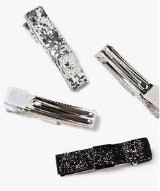 pinces cheveux forme crocodile fille (lot de 4) gris standardF444801_2