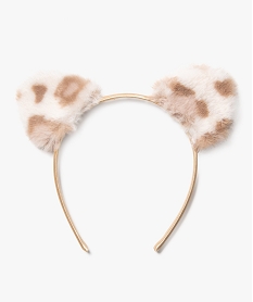 GEMO Serre-tête en satin avec détails en relief fille beige standard