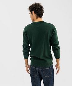 pull de noel a pompon homme vert pullsF446901_3