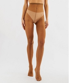 GEMO Collant mousse transparent et résistant femme (lot de 2) beige standard