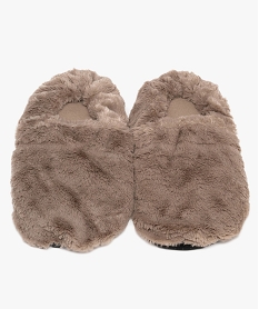 chaussons bouillotte a chauffer au micro-ondes brun autres accessoiresF450101_2