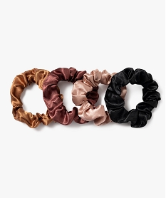 elastiques pour les cheveux en satin femme (lot de 3) multicolore accessoires cheveuxF454201_3