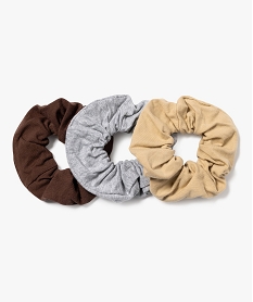 GEMO Chouchous pour les cheveux (lot de 3) Multicolore