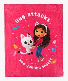 couverture en maille polaire enfant - gabby’s dollhouse rose standardF454401_2