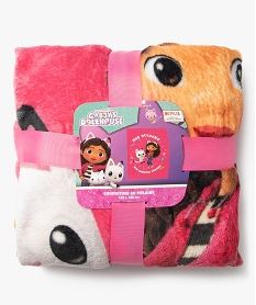 couverture en maille polaire enfant - gabby’s dollhouse rose standardF454401_4