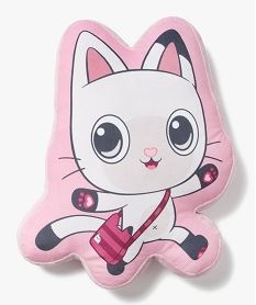 oreiller enfant en forme de chat - gabby’s dollhouse rose standardF454501_3