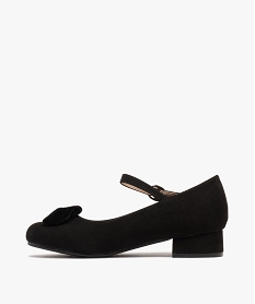 ballerines fille dessus en suedine avec noeud fantaisie et bride a boucle[missing] noir vifF458801_3