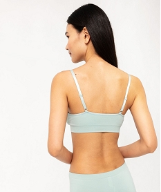 brassiere triangle sans armatures avec mousses amovibles vert soutien gorge sans armaturesF459901_2