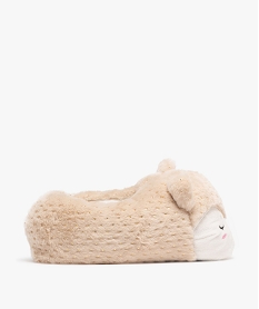 chaussons 3d a motif chat fille beige standardF461901_2