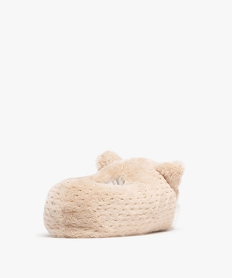 chaussons 3d a motif chat fille beige standardF461901_4