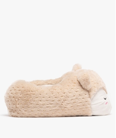 chaussons 3d a motif chat femme beige standardF462101_2
