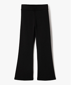 GEMO Legging avec doublure chaude coupe flare fille noir standard