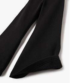 legging avec doublure chaude coupe flare fille noir standardF464401_2