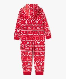 combinaison pyjama a motifs de noel enfant rougeF471701_3