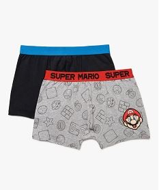 boxers assortis avec motifs garcon (lot de 2) - super mario multicoloreF481101_3