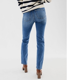 jean slim avec pattes a la ceinture femme gris pantalons jeans et leggingsF491701_3