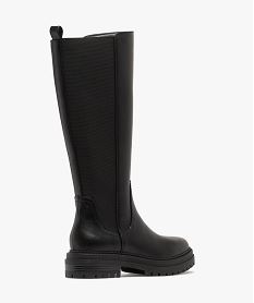 bottes avec tige bi-matiere a semelle crantee femme noir standardF494701_4