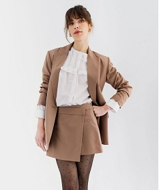 GEMO Short-jupe marron standard