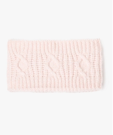 tour de cou torsade doublure polaire bebe fille rose standard accessoiresF508101_3