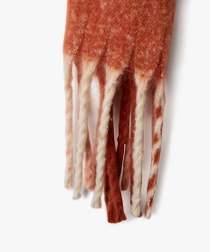 echarpe plaid a carreaux avec longues franges femme rouge bonnets echarpes gantsF509501_2