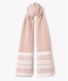 echarpe douce avec touches pailletees fille rose standard foulards echarpes et gantsF510201_3