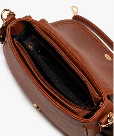 sac besace avec bandoulieres interchangeables femme - lulucastagnette orange sacs bandouliereF513101_3