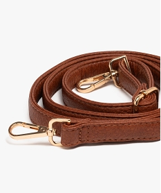 sac besace avec bandoulieres interchangeables femme - lulucastagnette orange sacs bandouliereF513101_4
